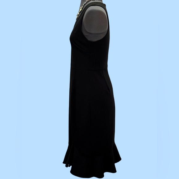 Betsy Johnson Bodycon Sleeveless Black Dress Size 2 - Picture 2 of 6